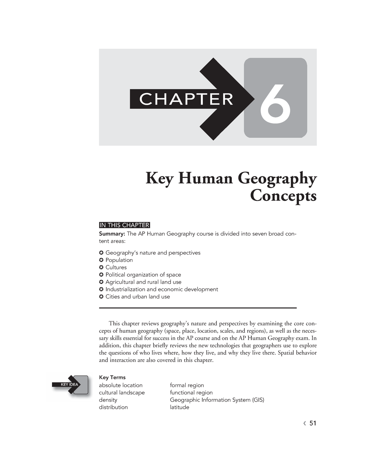 AP Human Geography Chapter 6 KEY Human Geography Concept - 51 Key Human ...