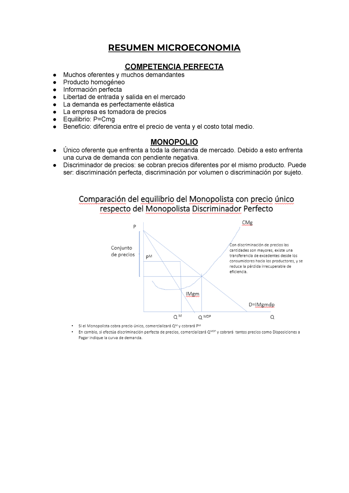 Resumen Micro Segundo Parcial - RESUMEN MICROECONOMIA COMPETENCIA ...