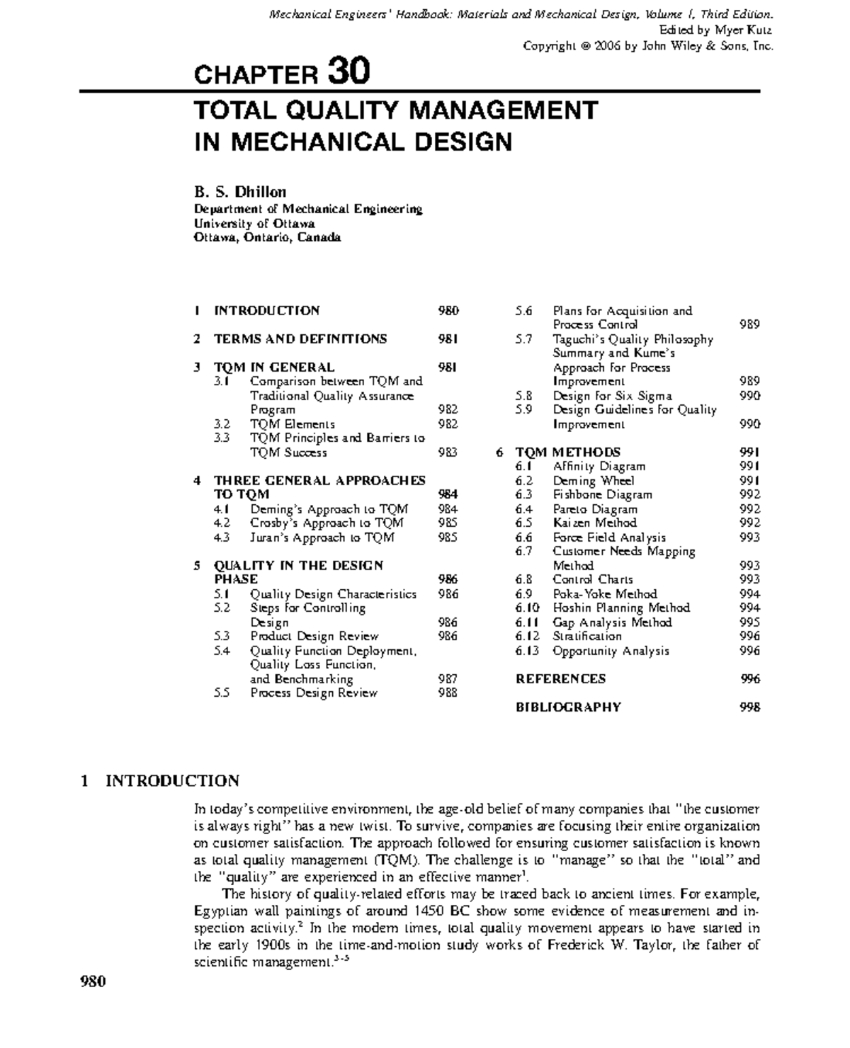 Mechanical Engineers' Handbook Third Edition Materials and Mechanical