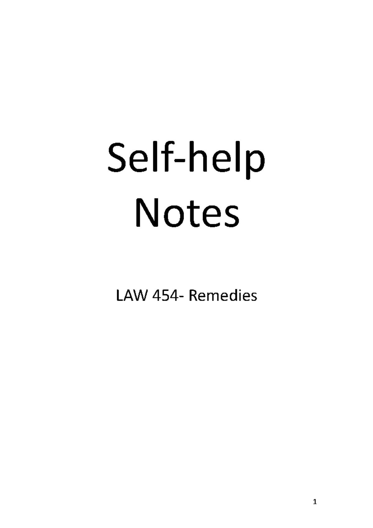 self-help-summary-notes-for-self-help-remedies-self-help-notes-law