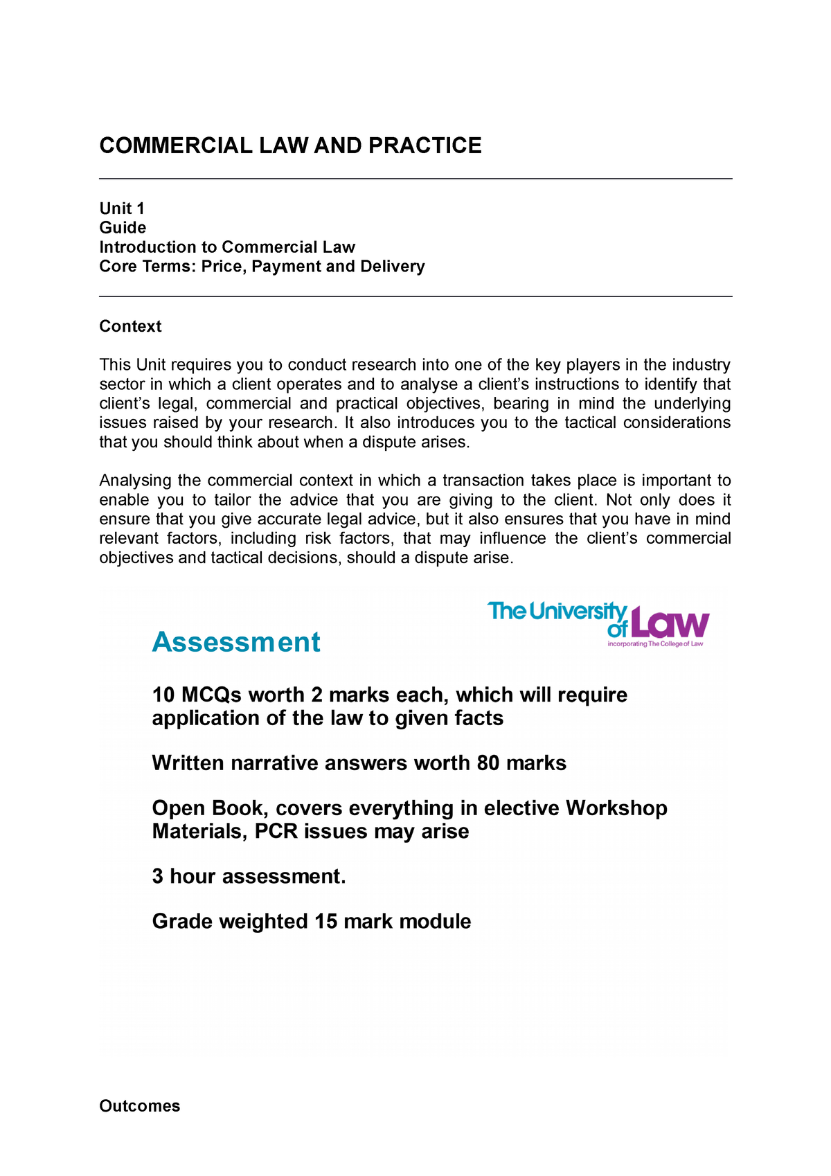 commercial-law-ws1-com-law-commercial-law-and-practice-unit-1-guide