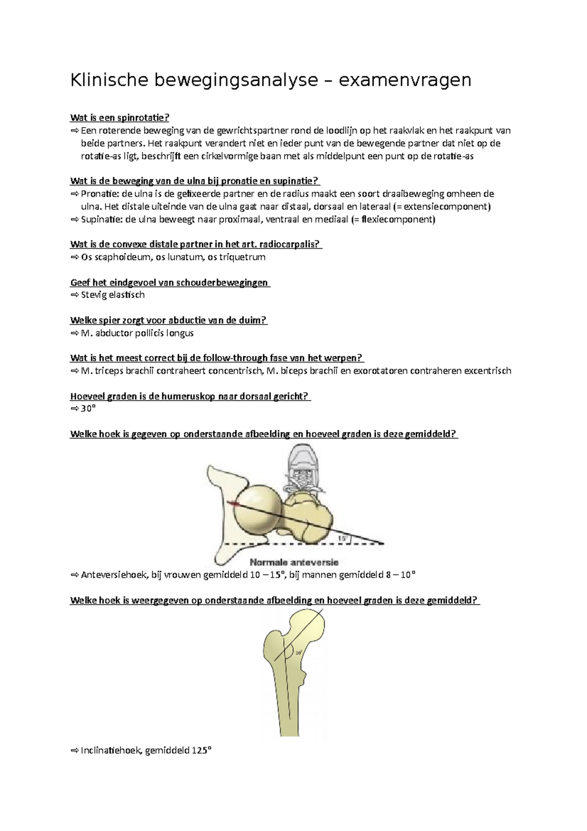 Examenvragen KBA - Klinische Bewegingsanalyse – Examenvragen Wat Is Een ...