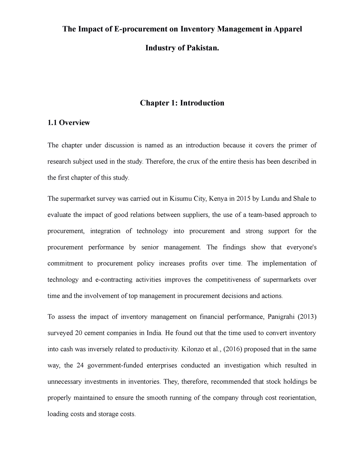 e procurement thesis pdf