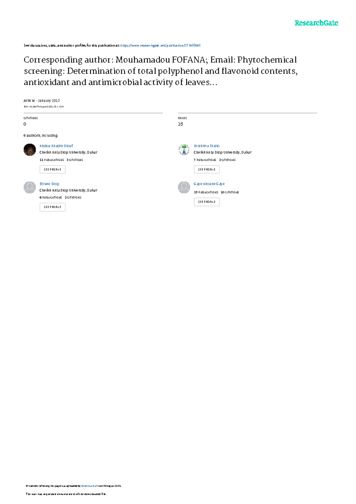 Maceration research See discussions, stats, and author profiles for this publication at