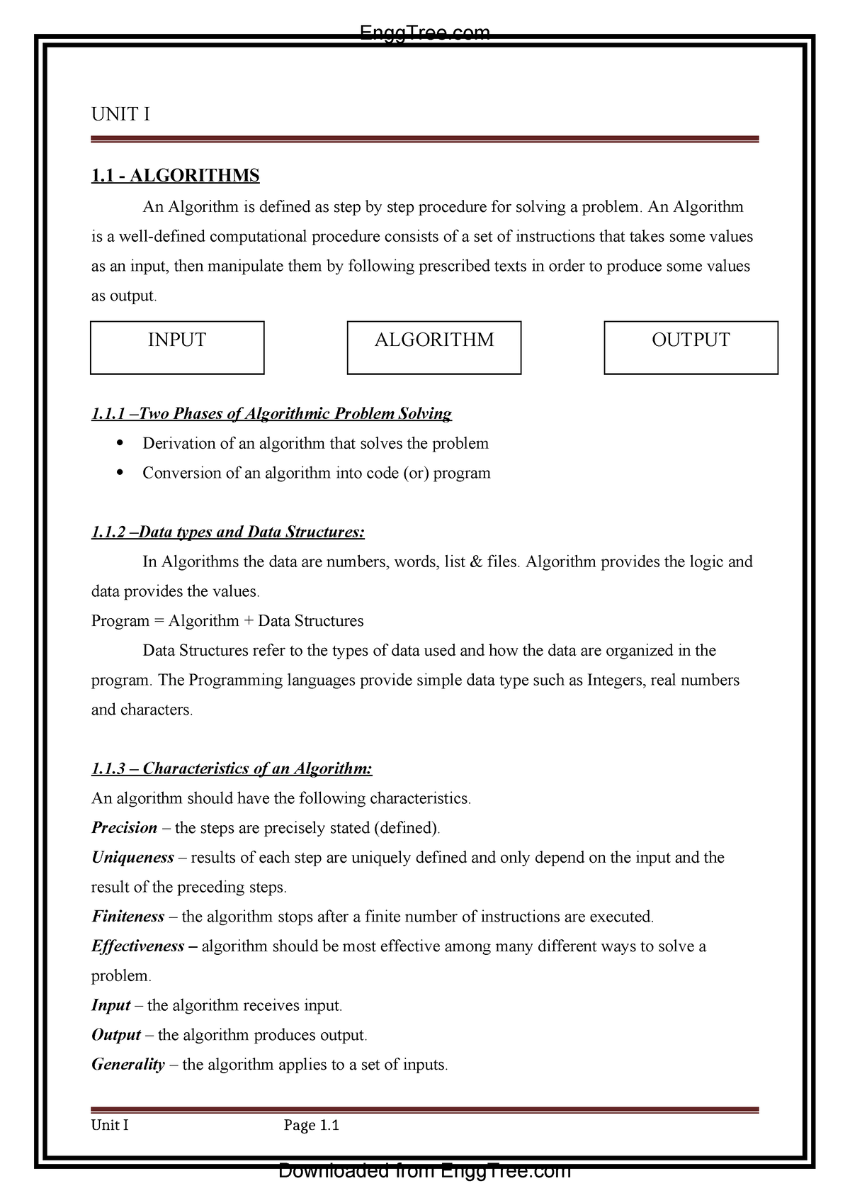 programming for problem solving lecture notes