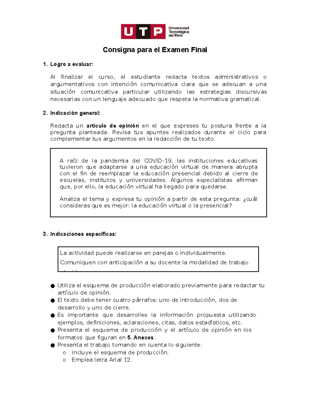 GC A16E Exfnconsigna 23C2Av2 - La Actividad Puede Realizarse En Parejas ...