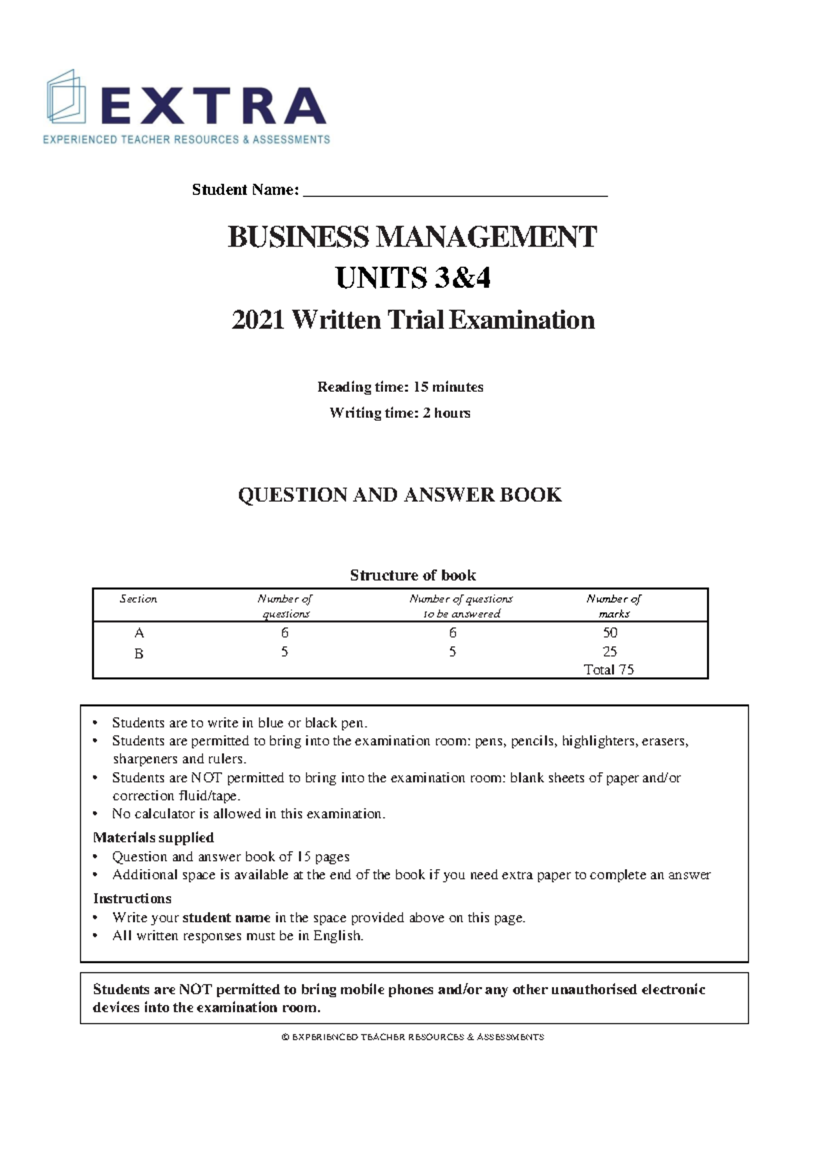 2021 extra units 3 4 - Practical - Student Name