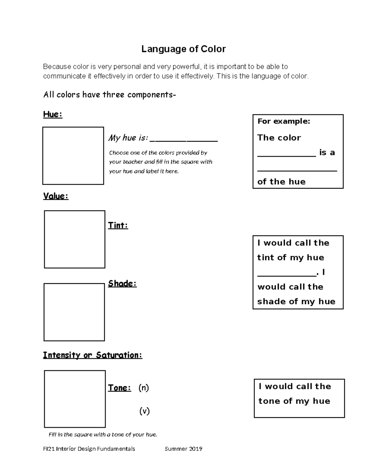 2. FI21.2.01.Language of Color - Language of Color Because color is ...