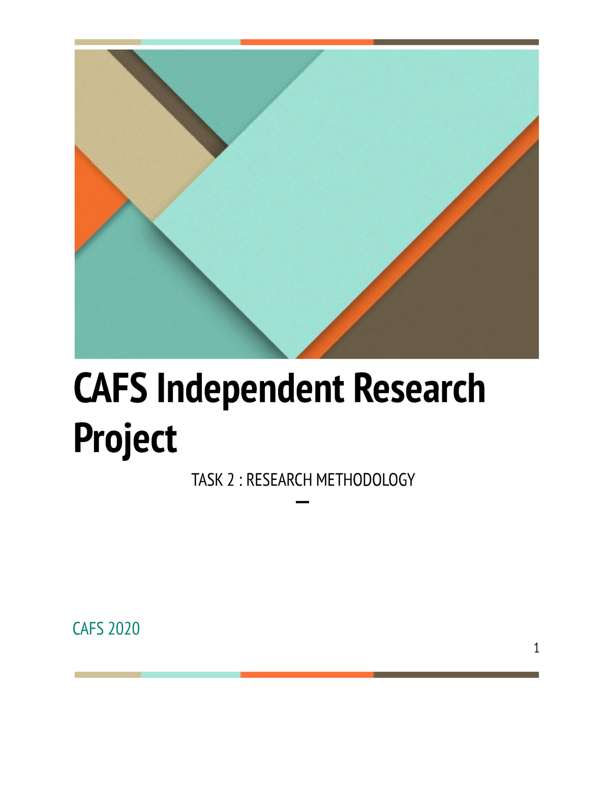 presenting research findings cafs