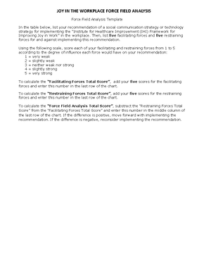 IHI Framework For Improving Joy In Work - IHI Framework for Improving ...