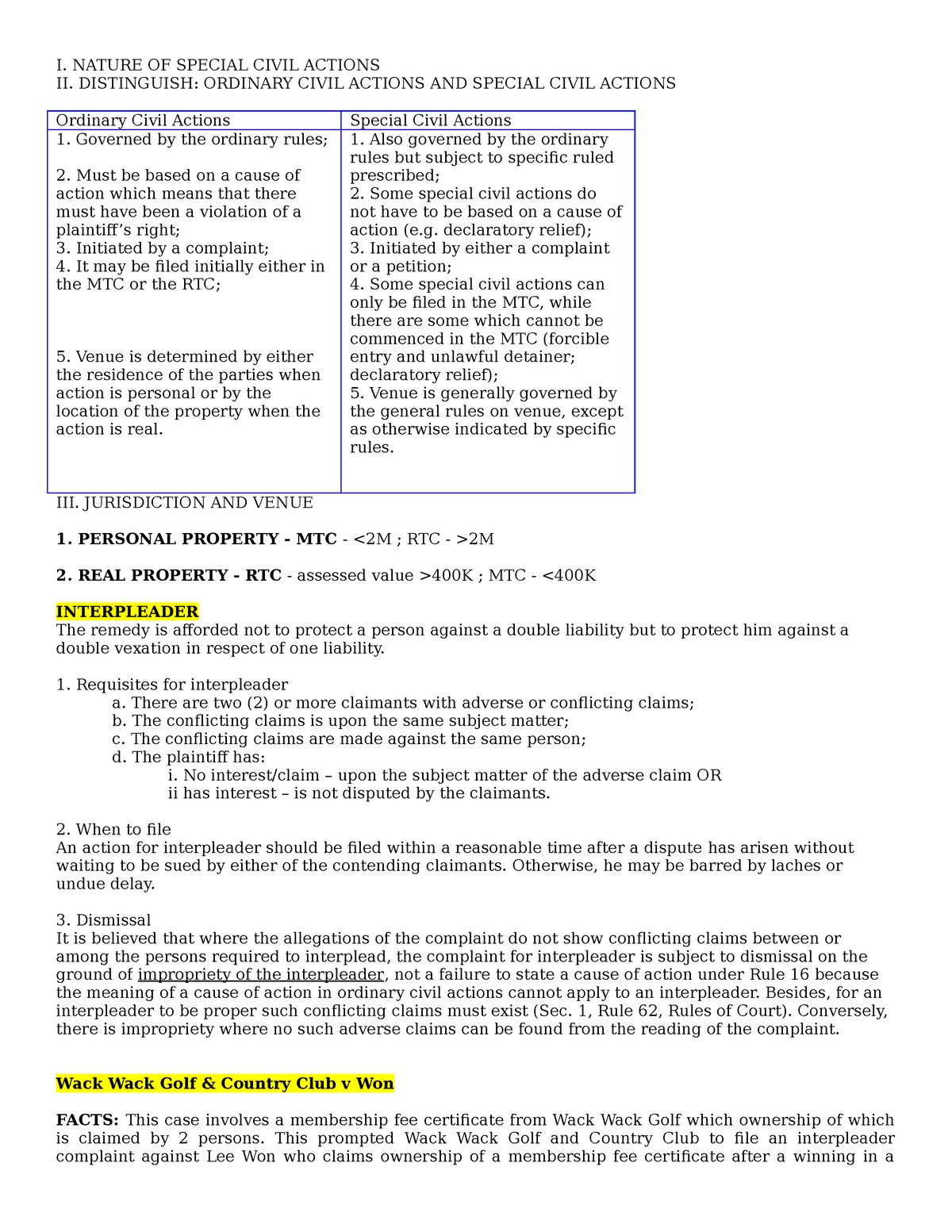 sca-cases-i-nature-of-special-civil-actions-ii-distinguish