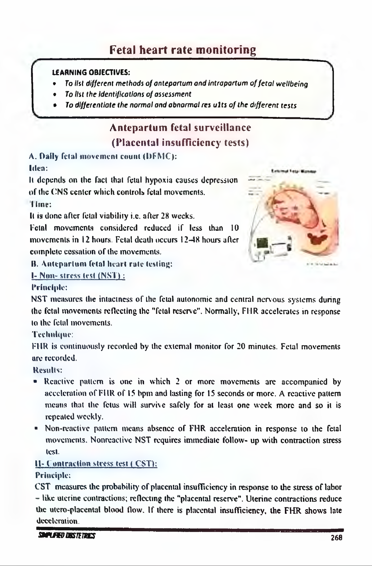 Fetal Heart Rate Monitoring Fetal Heart Rate M Onitoring LEARNING 