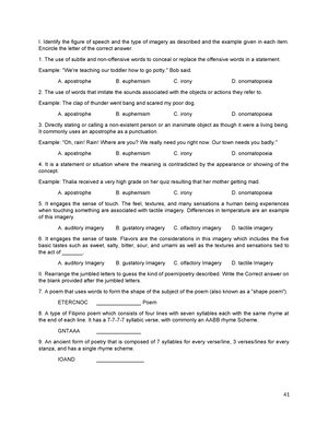 grade 12 creative writing quarter 1 module 4 answer key