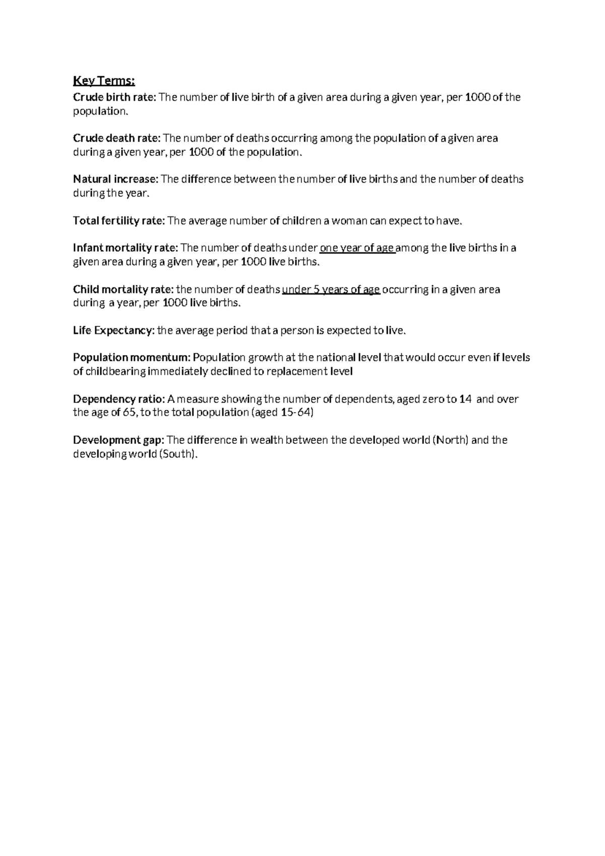 core-1-changing-population-key-terms-crude-birth-rate-the-number-of