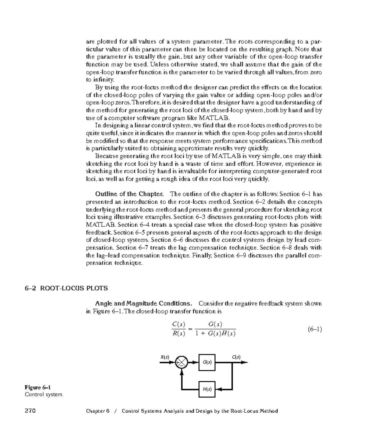 Modern control engineering-57 - 270 Chapter 6 / Control Systems ...