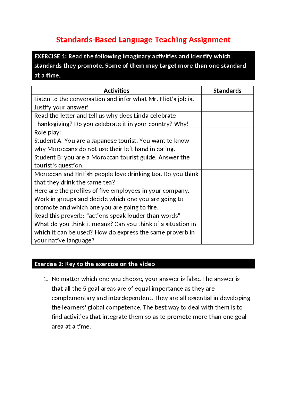 SBLT Exercises - applied linguistics - Standards-Based Language ...