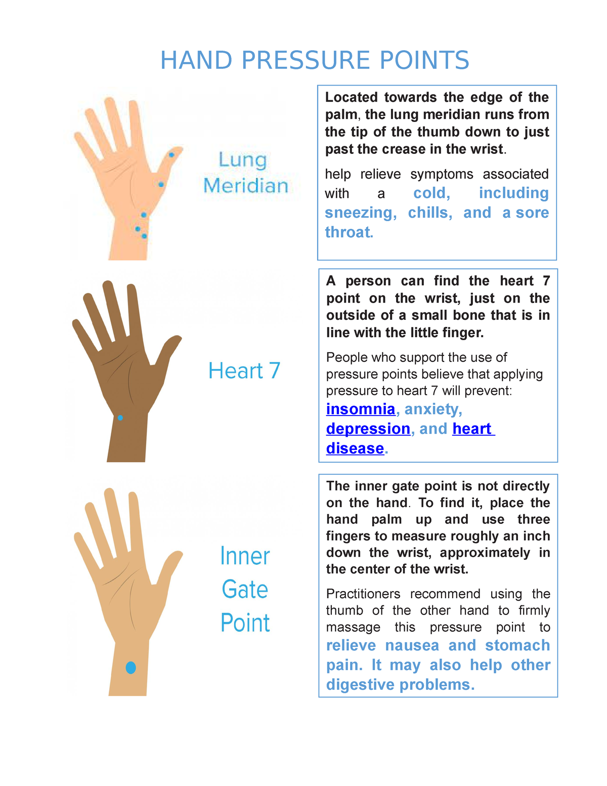 6 Important Pressure Points Human Body | Acupuncture Treatment | Acupressure  Points - YouTube