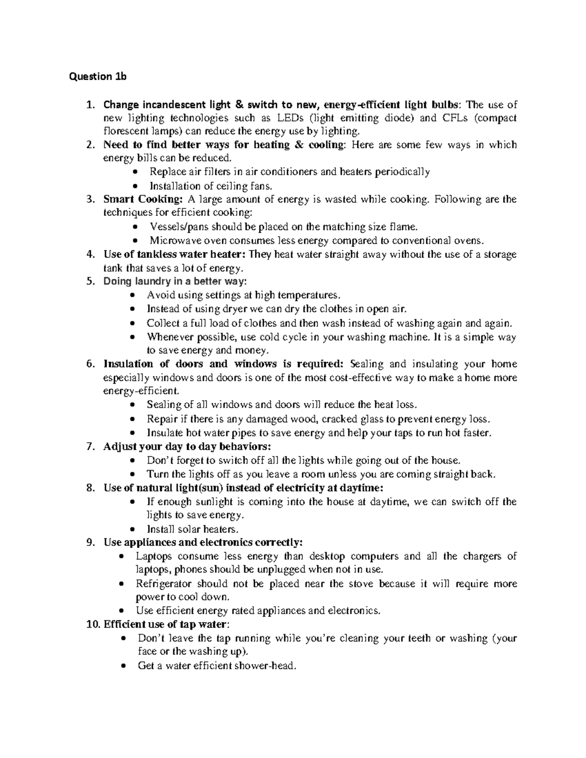 homework assignment 1 switch realization answers