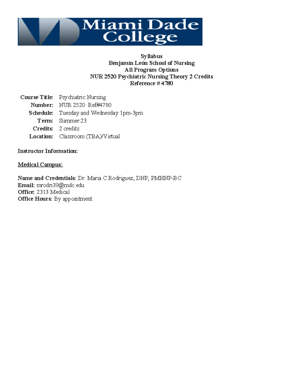 NUR2520+Lecture+syllabus+4+weeks+4 - Syllabus Benjamín León School of ...