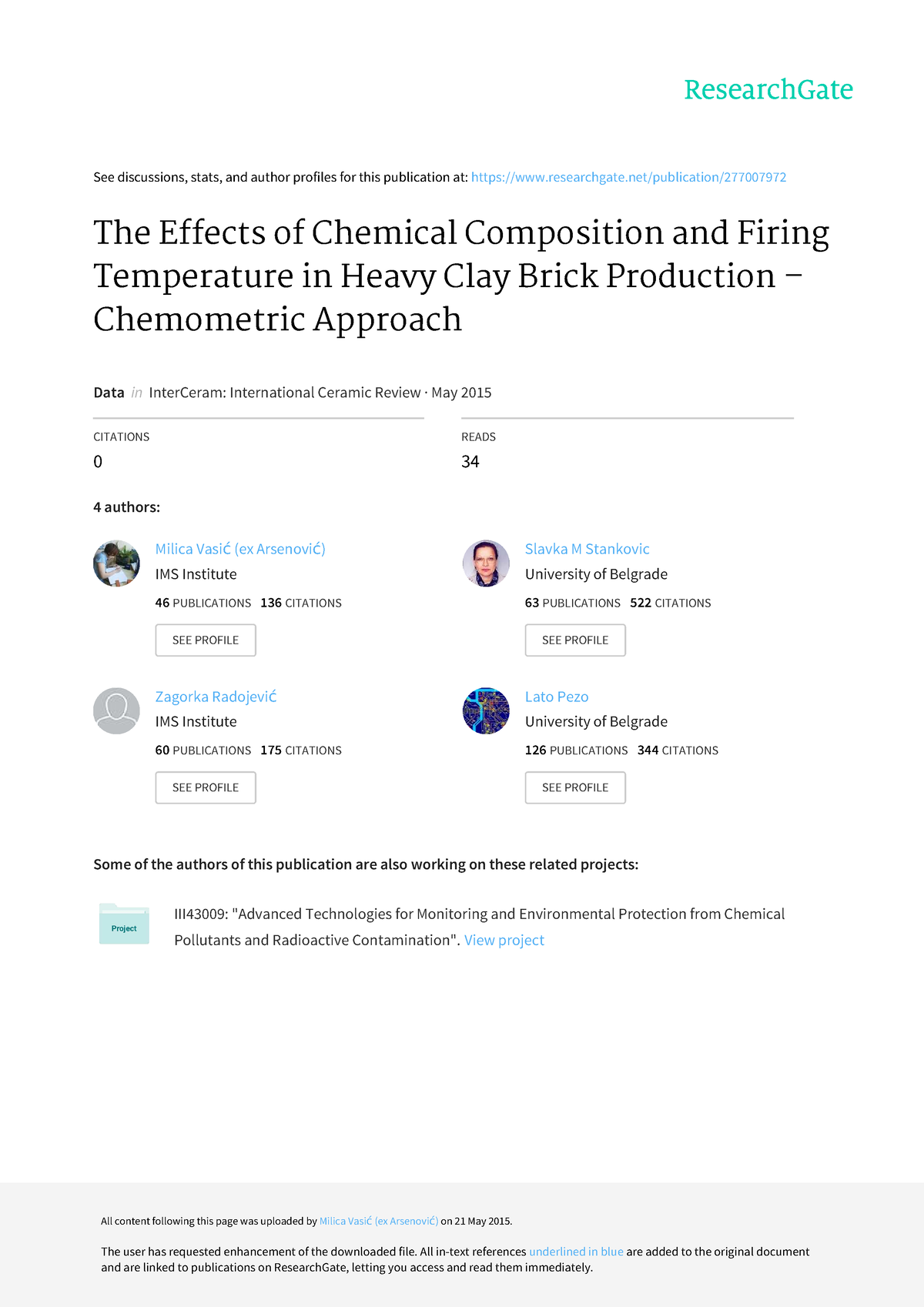 The Effects Of Chemical Composition And - See Discussions, Stats, And ...