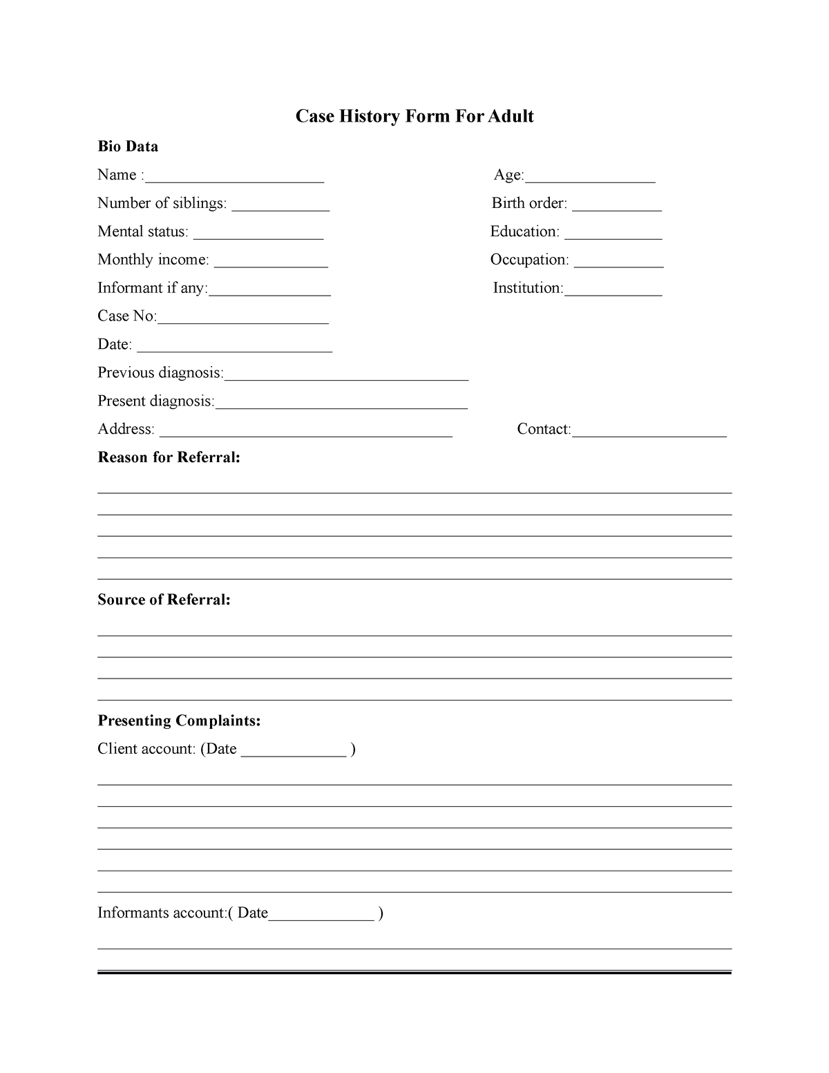 case-history-form-for-adult-case-history-form-for-adult-bio-data-name