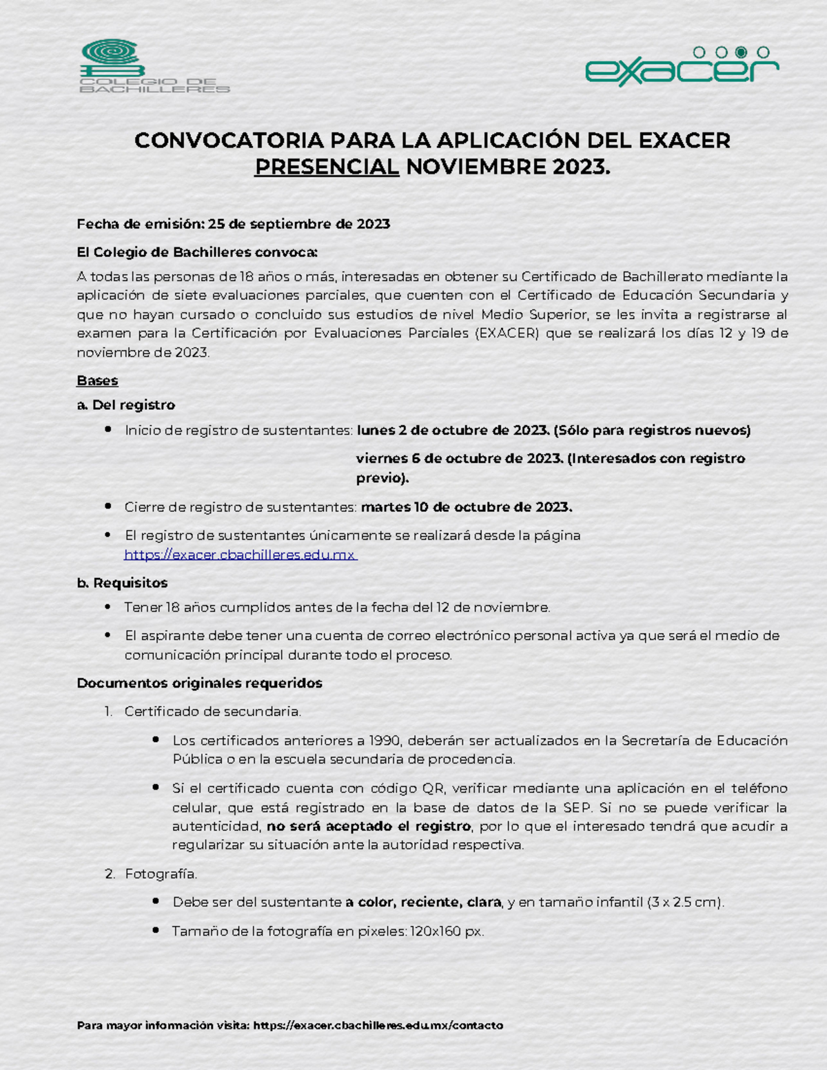 4a convocatoria 2023 230925 183452 - CONVOCATORIA PARA LA APLICACIÓN ...