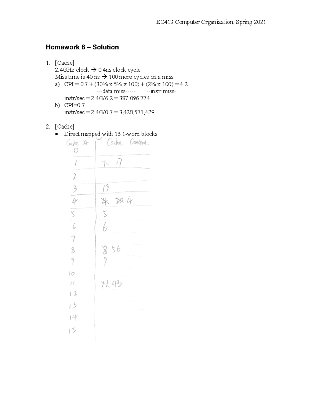 HW8 Solution - EC413 - BU - Studocu