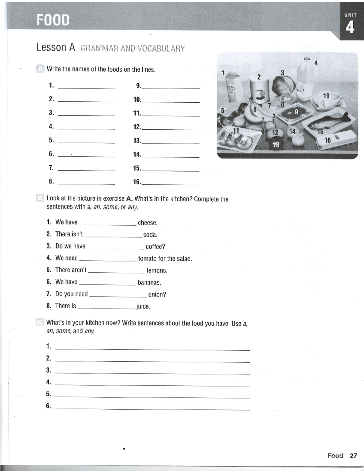 Unit 4 Workbook 1A - asdasds - Inglés Nivel I - Studocu