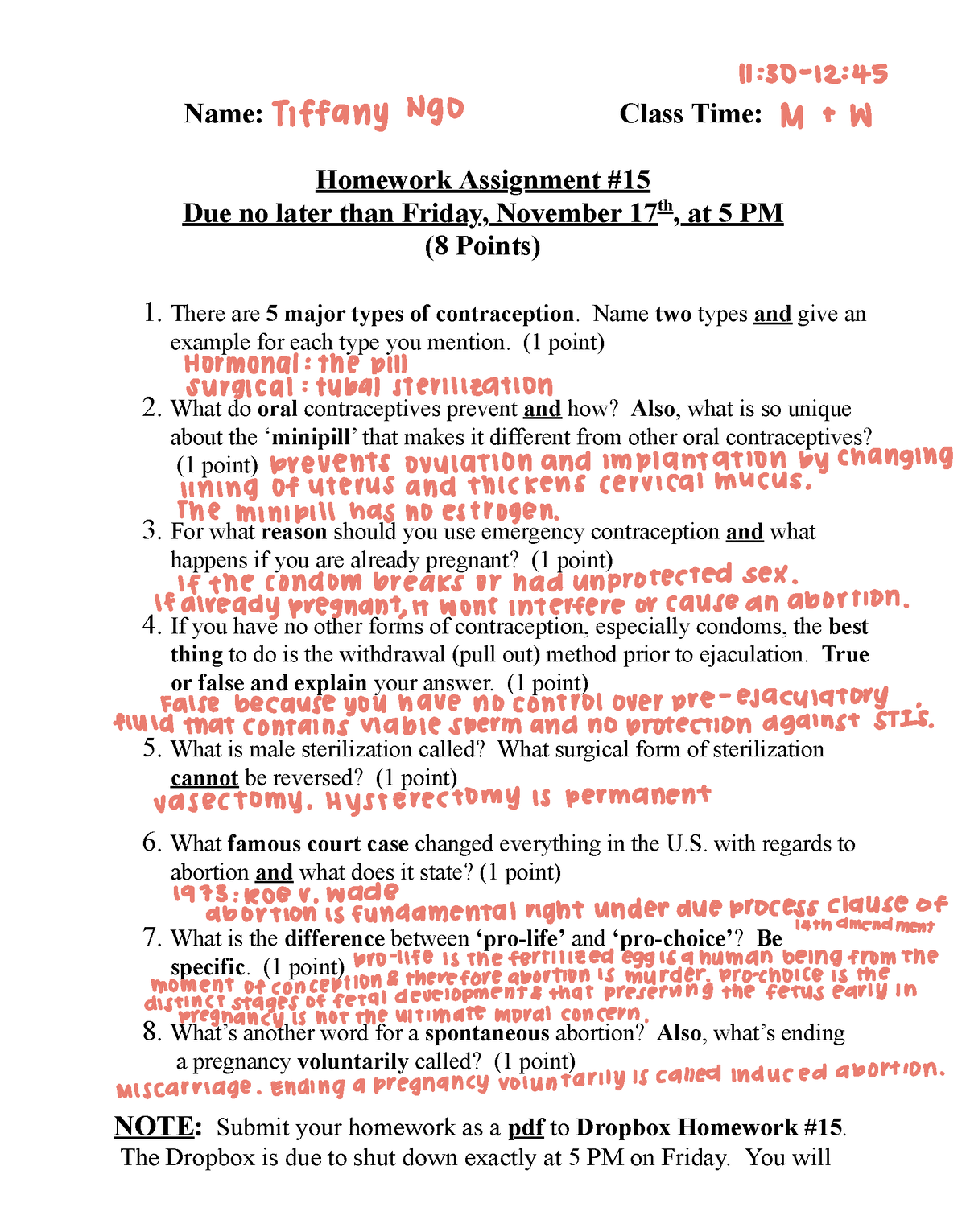 homework week 15