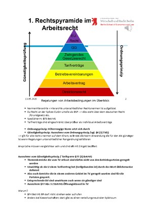 16a Freiw Uebung Kollektives Arbeitsrecht 04 2020 Aufg - Fachgebiet ...