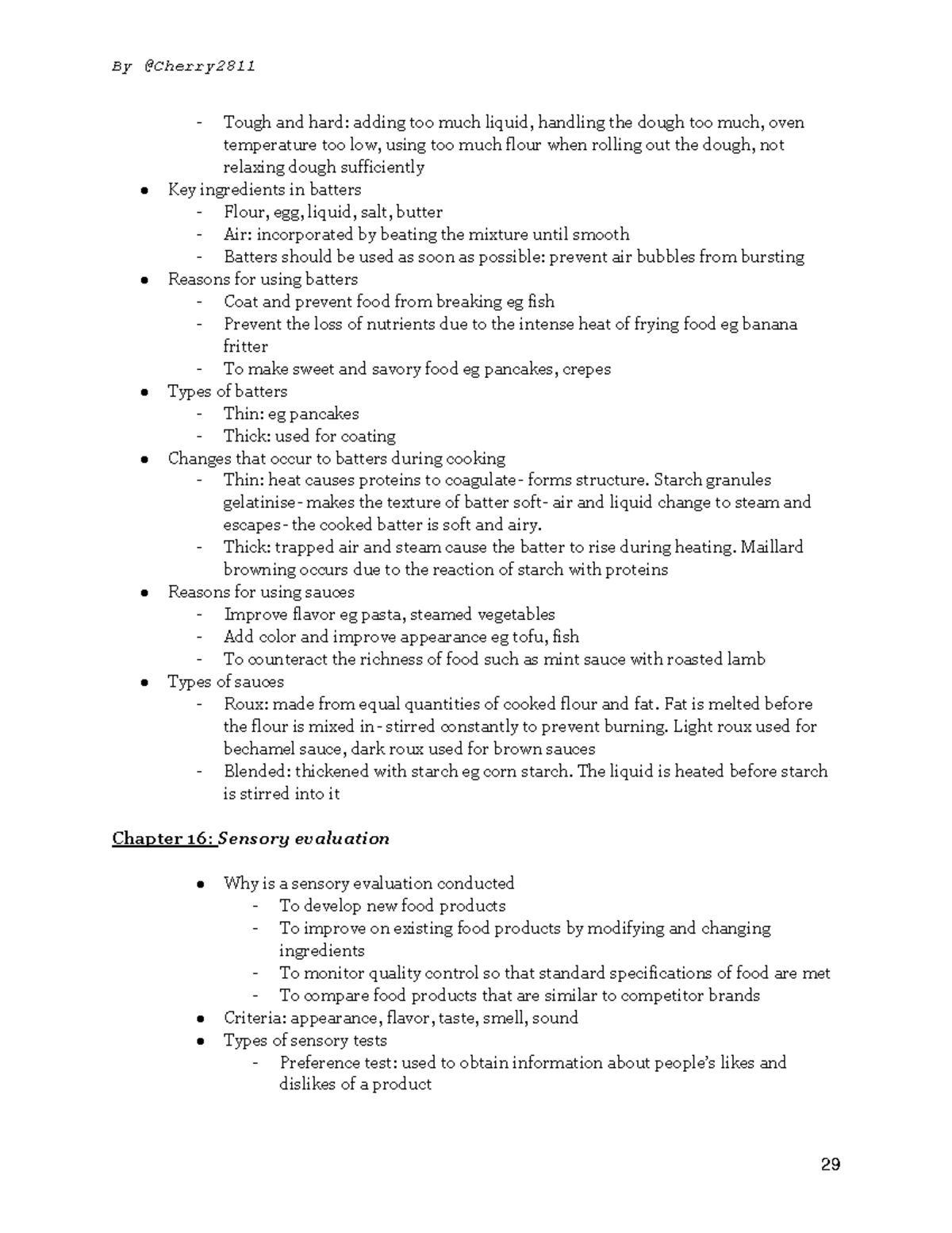 F&N notes 2020 29-29 - Nutritional Sciences is the study of food ...