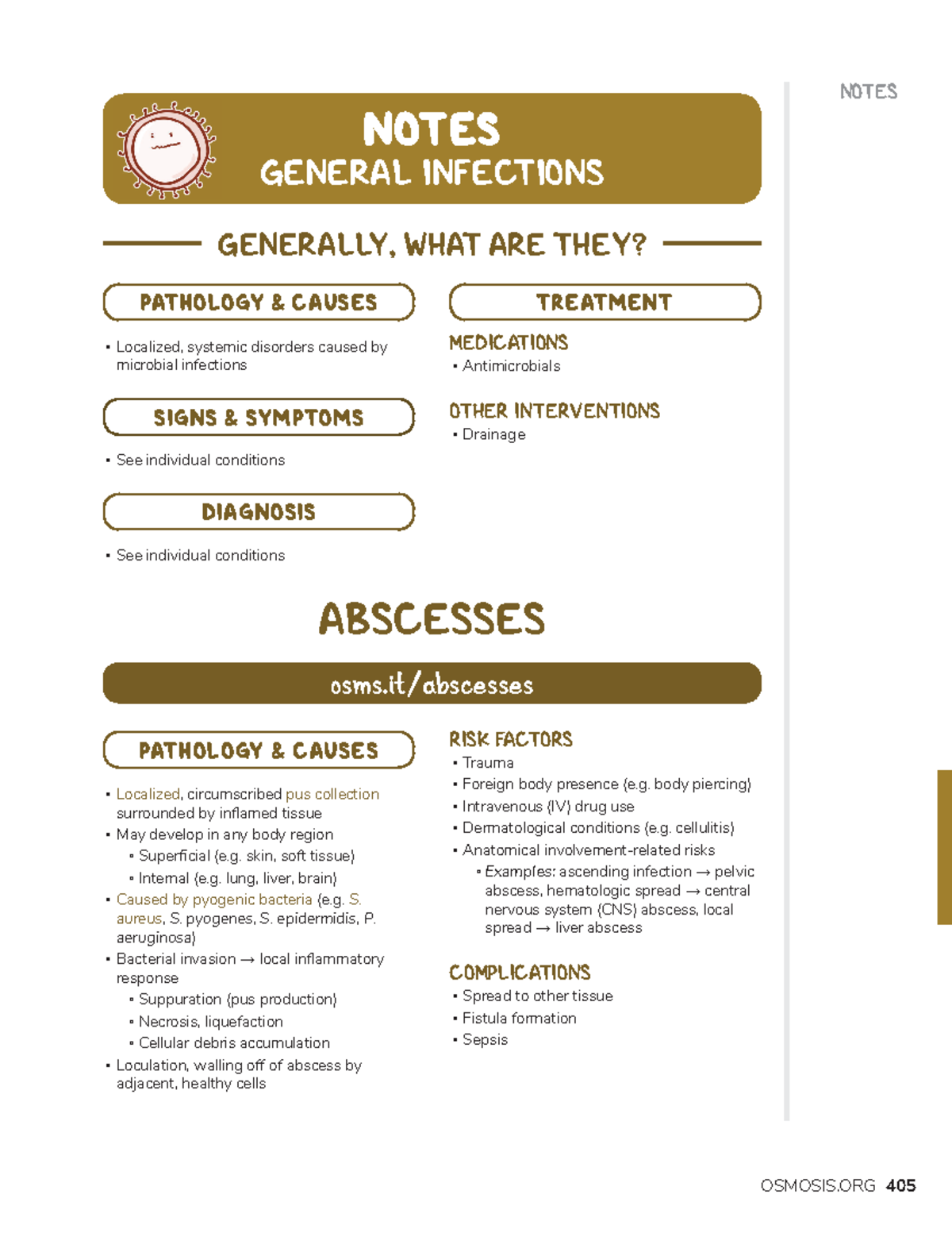 General infections - microbiology - NOTES GENERALLY, WHAT ARE THEY ...