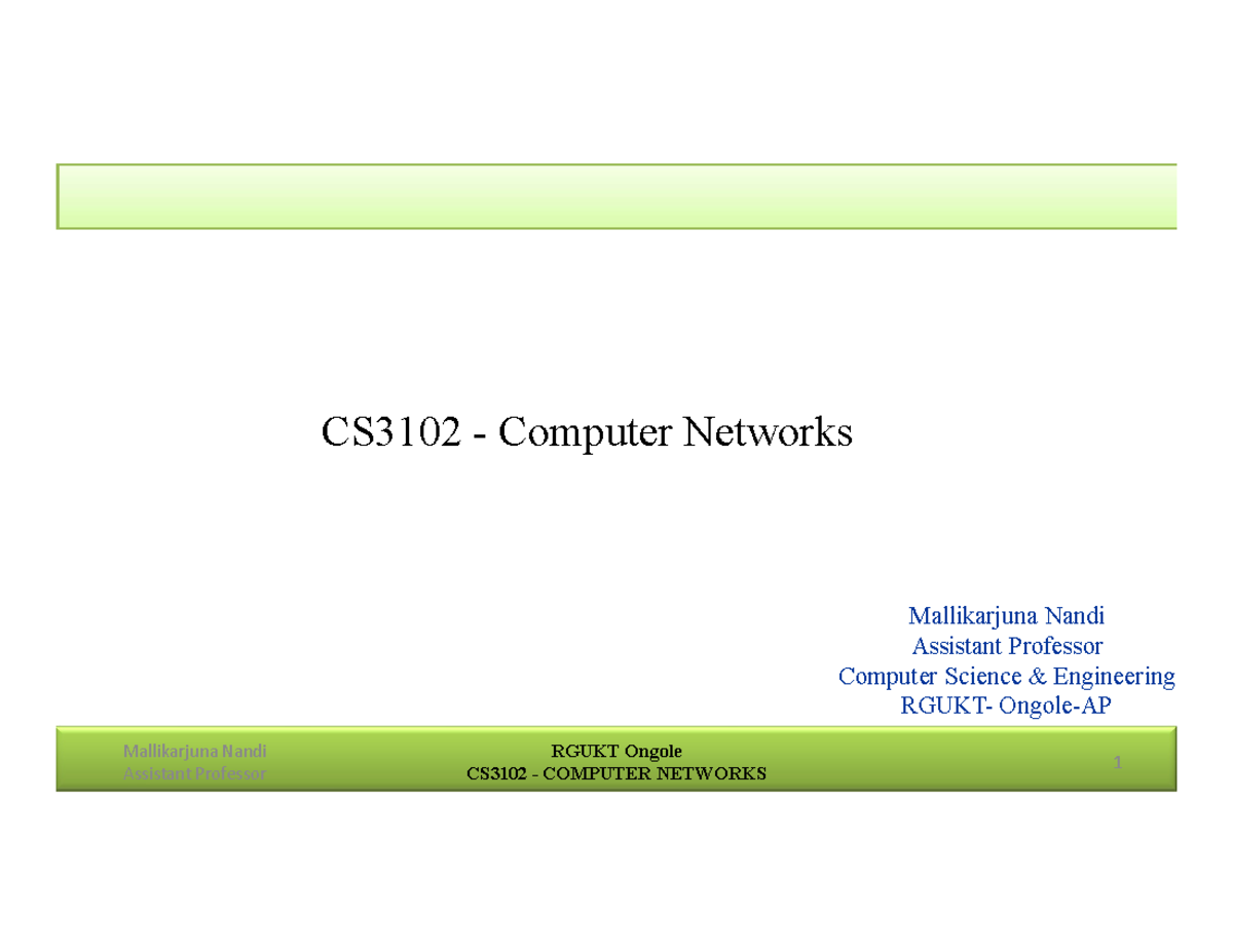 Unit222 - It will help in engineering - CS3102 - Computer ...