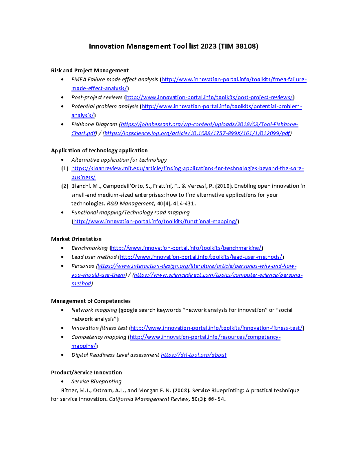 Innovation tools for presentation 2023 - Innovation Management Tool ...
