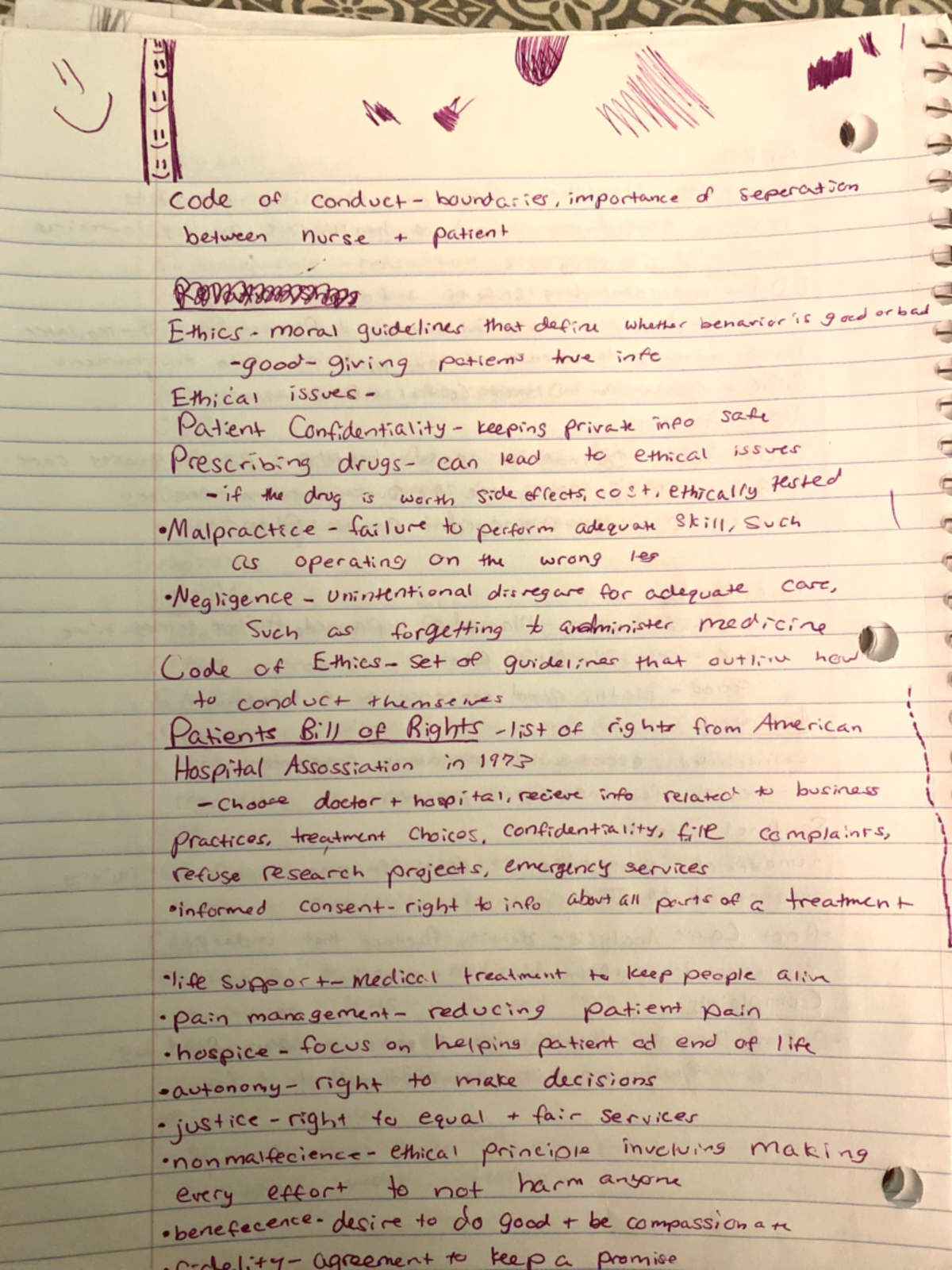 Chapter 5 Notes - NURS 4010 - Studocu