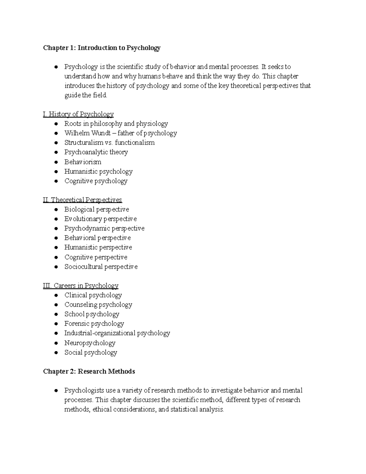 Chapter 1 2 Intro To Psych Research Methods Chapter 1 Chapter 1 2 Intro To Psych Research Methods Chapter 1