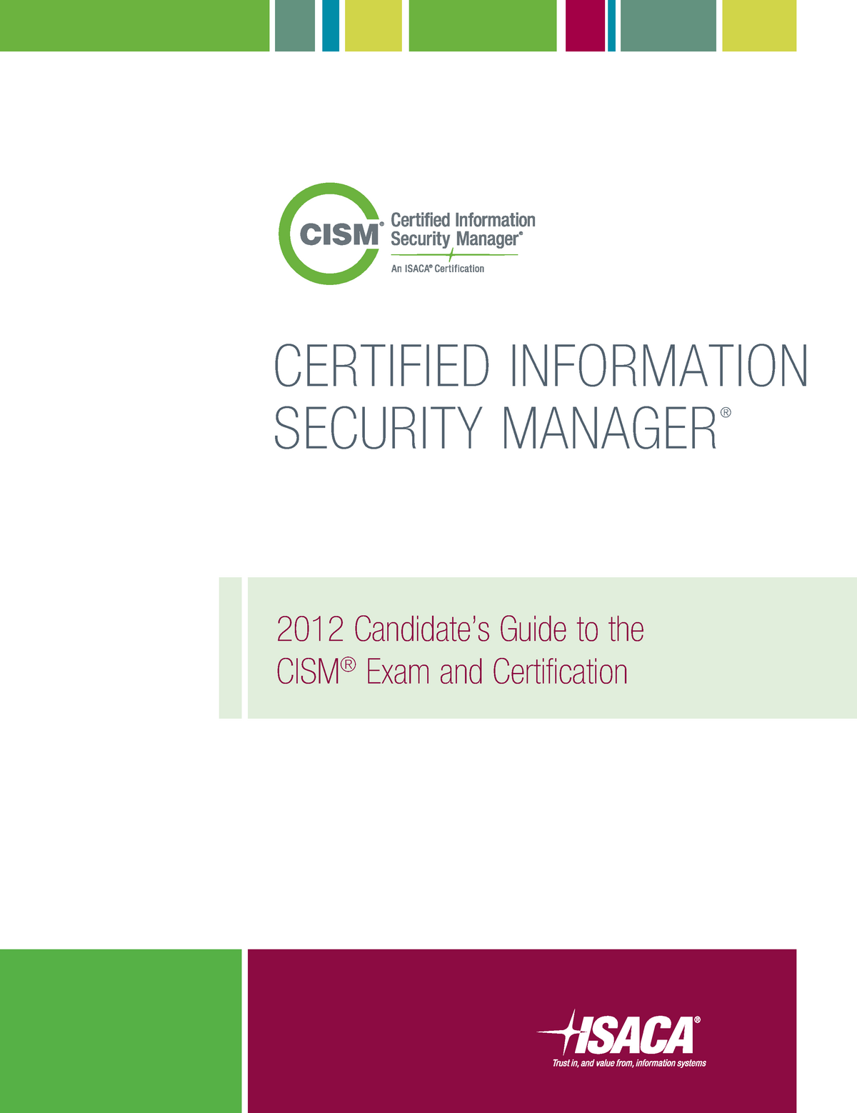 New CISM Dumps Book