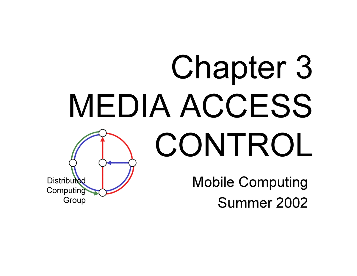 Chapter 3Media Access Control Original - Chapter 3 MEDIA ACCESS CONTROL ...