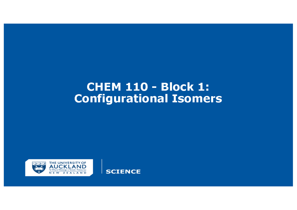 CHEM110 2024 Block 1 CIP Rules - CHEM 110 - Block 1: Configurational ...