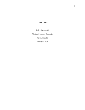 D083-D361 PA Checklist - D083/D361 Performance Assessment Checklist The ...