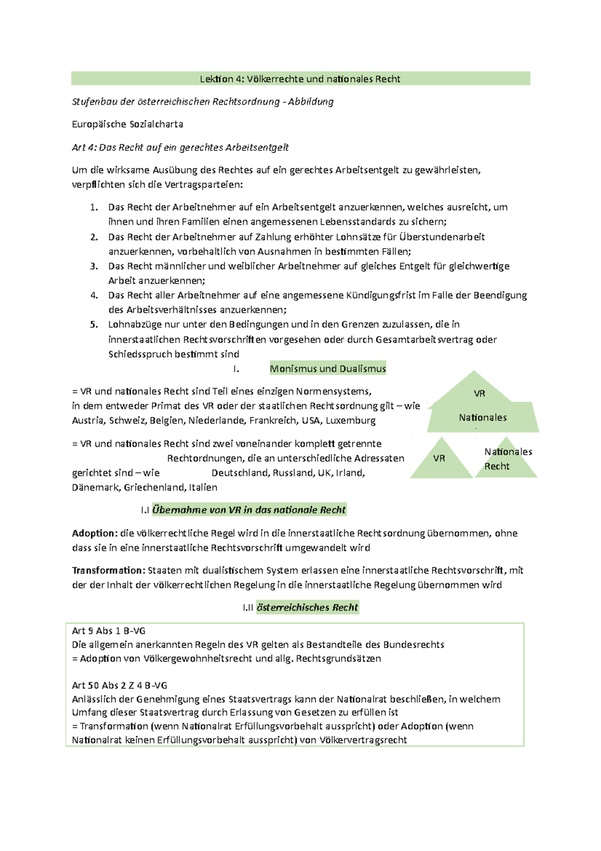 04 - Lektion 4: Internationale Dimensionen Des Rechts: Grundlagen Und ...