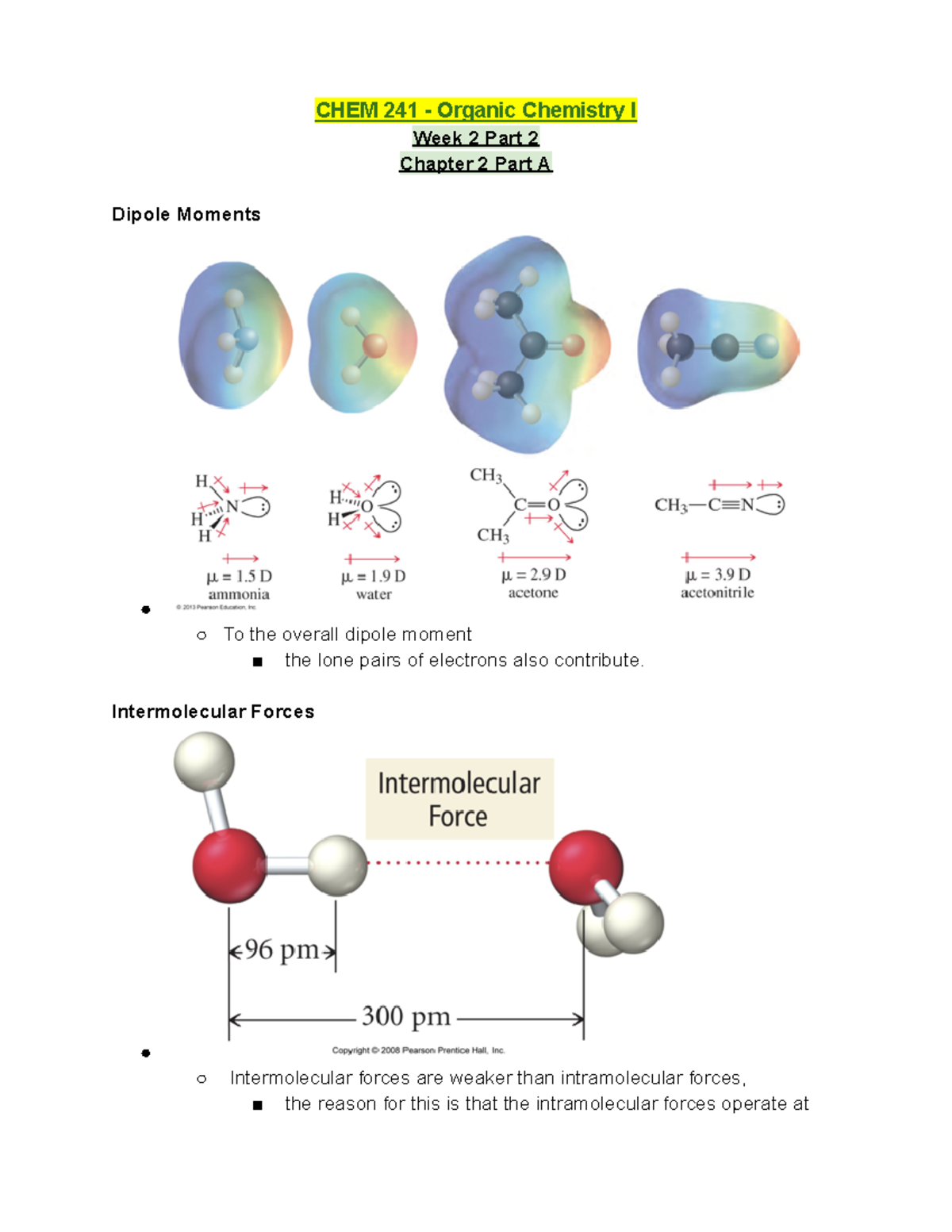 CHEM 241 Lecture Notes Week 2 Part 2 - Chapter 2 Part A Notes - CHEM ...