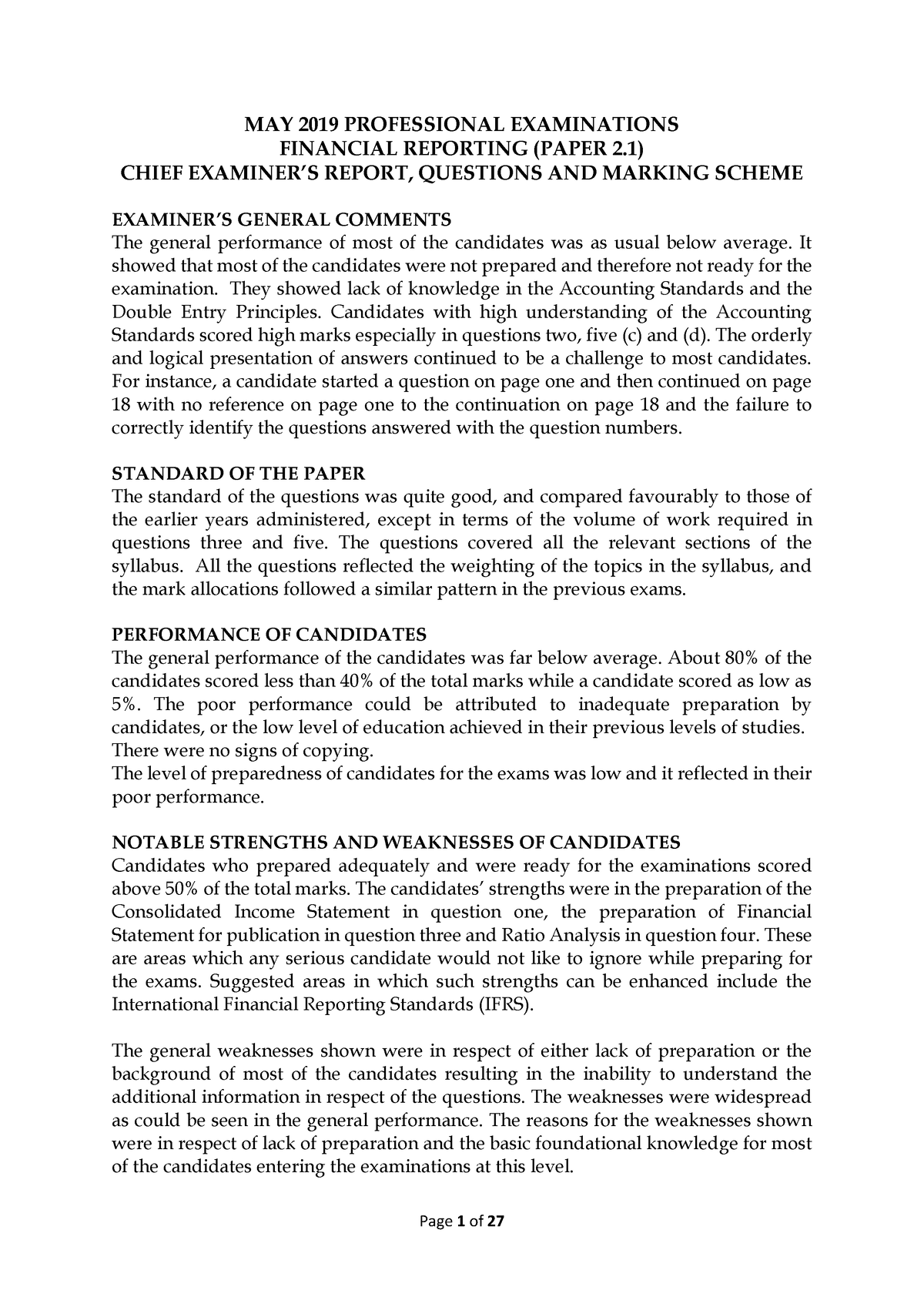 Financial- Reporting.pdf-May-2019- Questions and Answers - MAY 2019 ...