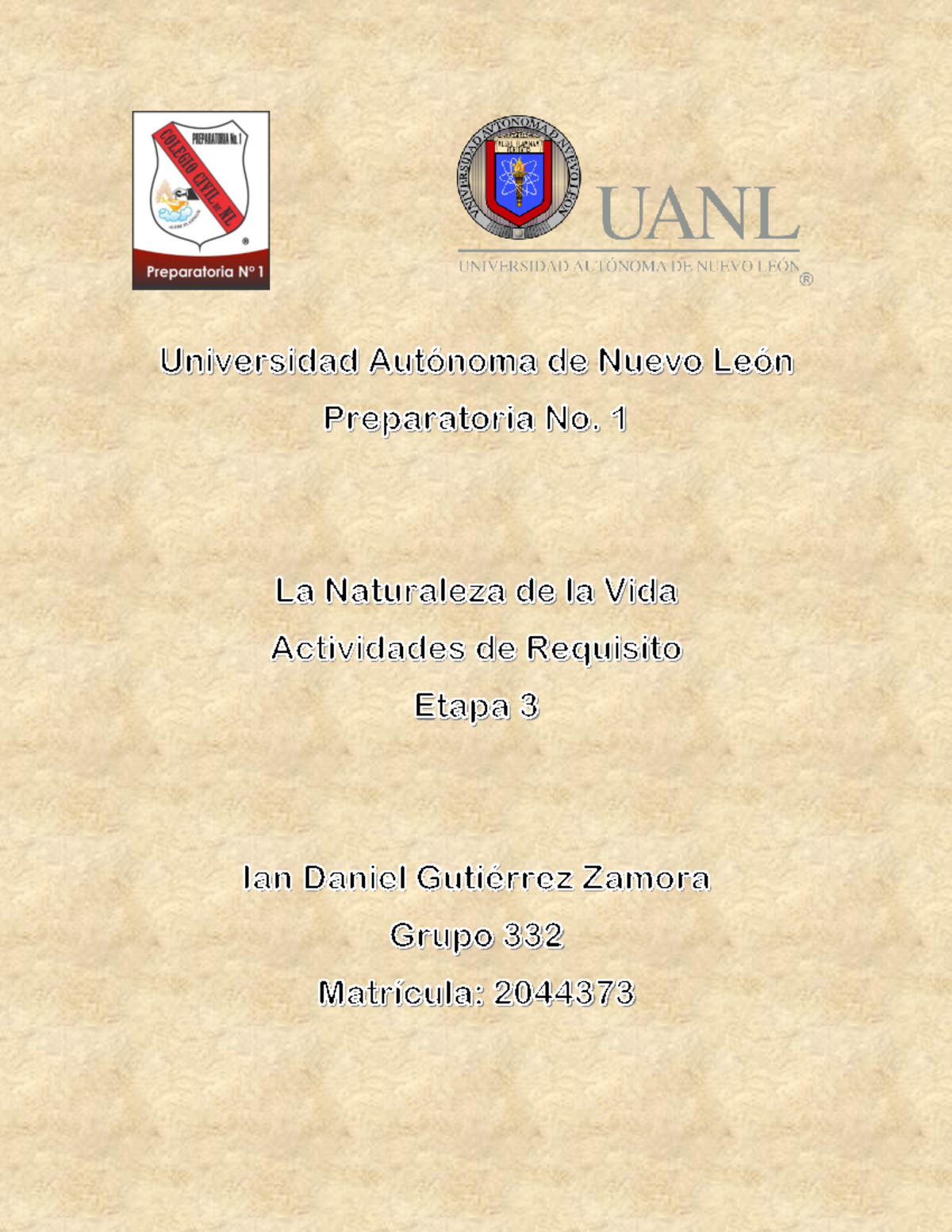 actividad de requisito etapa 3 - Durango, Tamaulipas, Nuevo León ...