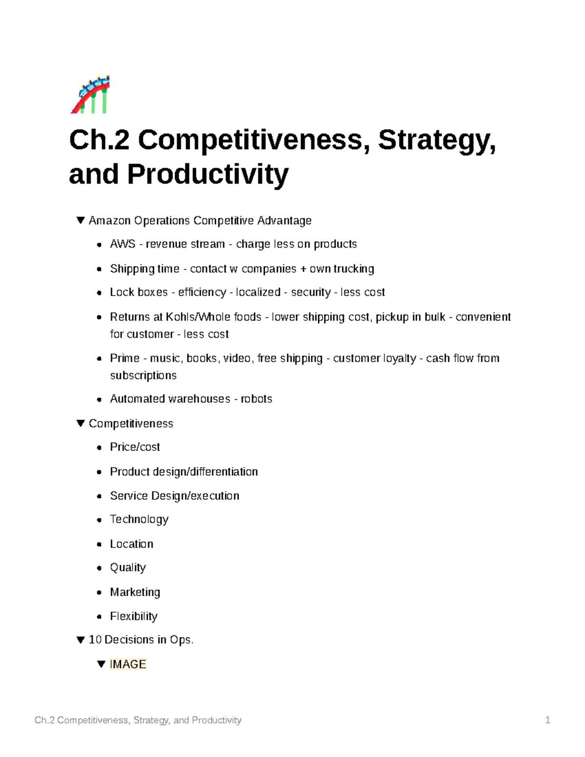Chapter 2 Competitiveness - Ch Competitiveness, Strategy, and ...