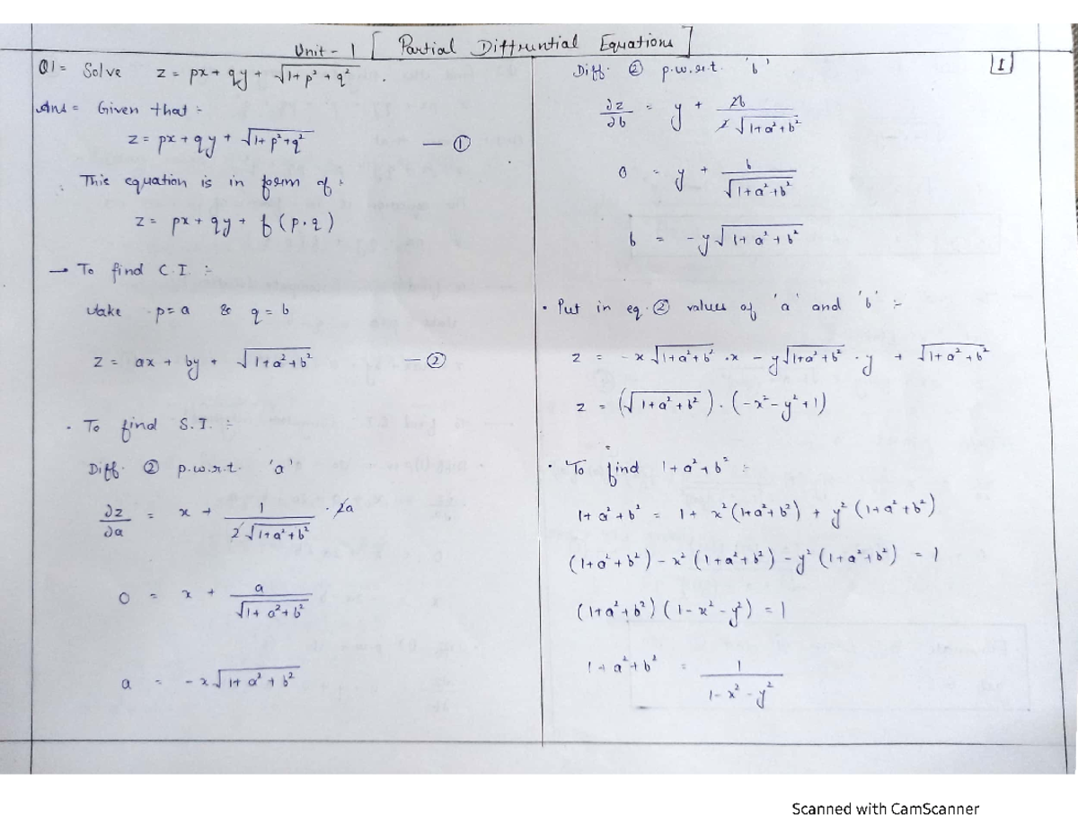TBVP Short U1 - unit 2 - 1 Partial Diffrential Solve Diff 2 p.w.r. I ...