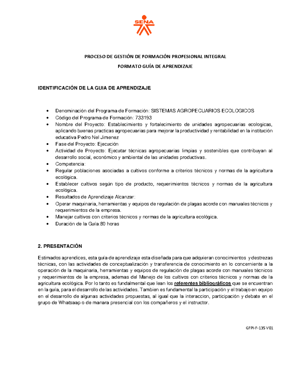 GFPI-F-135 Guia De Aprendizaje - GFPI-F-135 V PROCESO DE GESTI”N DE ...