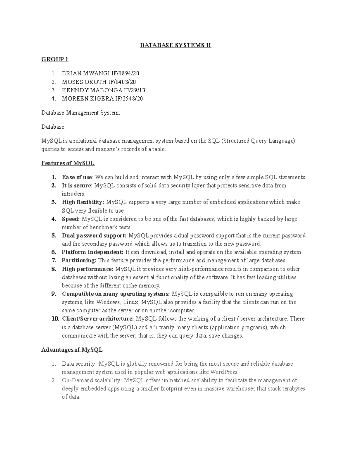 Inf242 - Example of assignment for informatics course under information ...