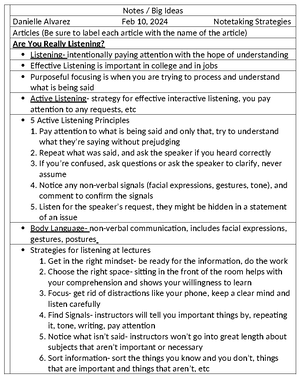 Danielle Alvarez Notes Growth Mindset ^0 Grit - Notes / Big Ideas ...
