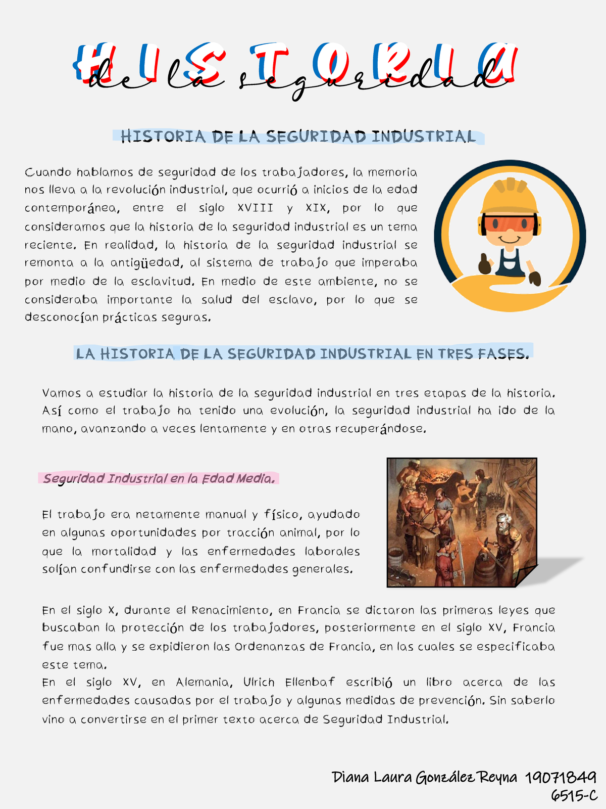 Historia De La Seguridad Industrial Y Sus Etapas En La Evolucion De La Materia Cuando 6857